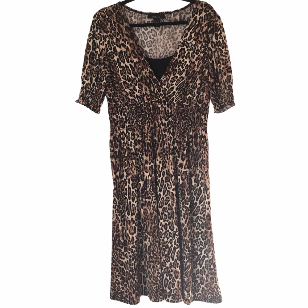 Style & Co Leopard Print Dress